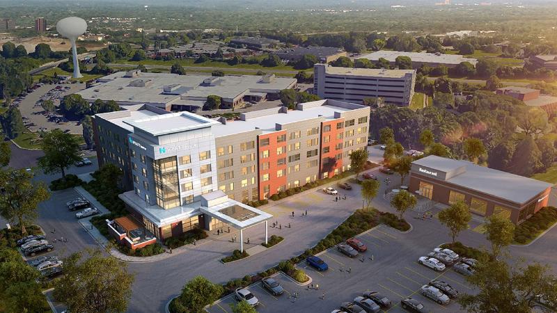Hyatt House Oak Brook Hotell Eksteriør bilde